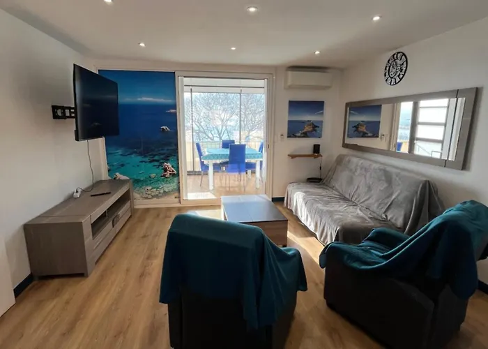 Apt T3 - Front De Mer - Parking - Tout Confort